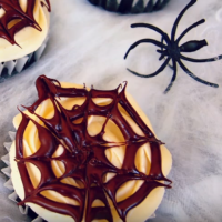black-velvet-cupcakes-with-chocolate-webs