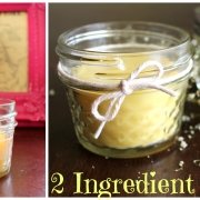 Homemade Candles with 2 Ingredients