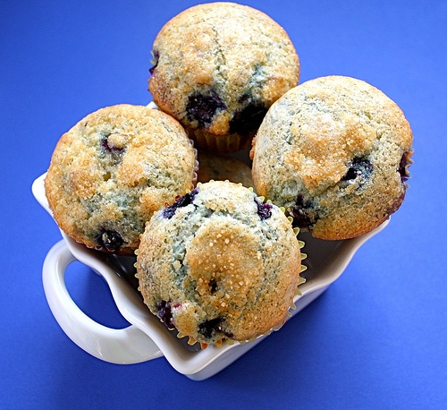 Blueberry Lemon Cream Muffins